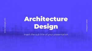 قالب عرض تقديمي مجاني للتصميم المعماري - سمة Google Slides و PowerPoint Template