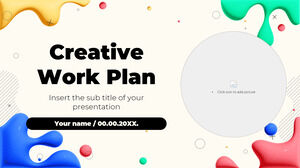 Szablon bezpłatnej prezentacji planu pracy twórczej – Motyw prezentacji Google i szablon programu PowerPoint