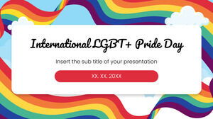 Kostenlose Präsentationsvorlage zum internationalen LGBT+ Pride Day – Google Slides-Design und PowerPoint-Vorlage