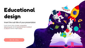 Design educativo Modello di presentazione gratuito - Tema di Presentazioni Google e Modello PowerPoint