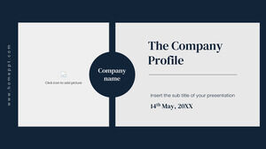 Templat Presentasi Gratis Profil Perusahaan Minimal – Tema Google Slides dan Templat PowerPoint