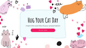 あなたの猫の日無料プレゼンテーション テンプレートを抱きしめる – Google スライドのテーマと PowerPoint テンプレート