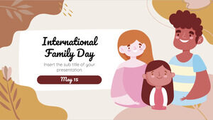 Uluslararası Aile Günü Ücretsiz Sunum Şablonu – Google Slaytlar Teması ve PowerPoint Şablonu