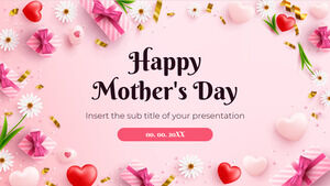 Darmowy szablon prezentacji z okazji Dnia Matki – motyw Prezentacji Google i szablon programu PowerPoint