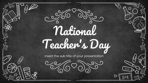 Teacher’s Day Free Presentation Template – Google Slides Theme and PowerPoint Template