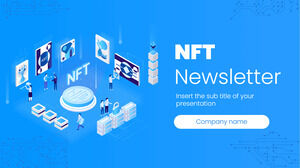 Бесплатный шаблон презентации NFT Newsletter – тема Google Slides и шаблон PowerPoint