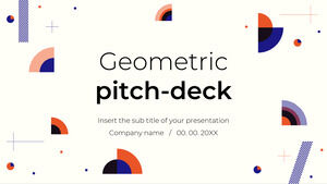 Geometryczny projekt biznesowy Propozycja bezpłatnego szablonu prezentacji – Motyw prezentacji Google i szablon programu PowerPoint