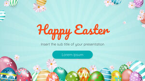 Plantilla de presentación gratuita de Feliz Pascua – Tema de Google Slides y plantilla de PowerPoint
