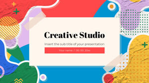Modelo de apresentação gratuito do Creative Studio – Tema do Google Slides e modelo do PowerPoint