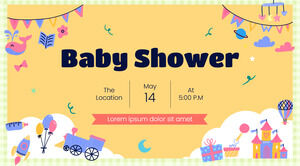 เทมเพลตการนำเสนอ Baby Shower ฟรี - ธีม Google สไลด์และเทมเพลต PowerPoint