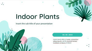 Șablon de prezentare gratuit pentru plante de interior – Tema Prezentări Google și șablon PowerPoint