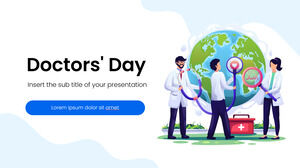 Darmowy szablon prezentacji z okazji Dnia Lekarza — motyw Prezentacji Google i szablon programu PowerPoint