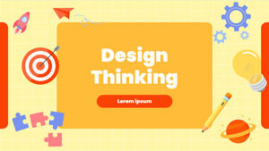 Design Thinking Modello di presentazione gratuito - Tema di Presentazioni Google e Modello PowerPoint