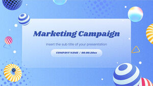 Campaña de marketing Tema de presentación gratuito