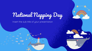 Desain Presentasi Gratis Hari Tidur Nasional untuk tema Google Slides dan Templat PowerPoint