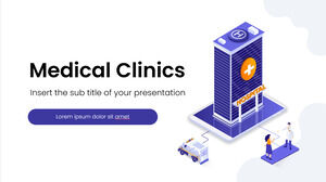 Cliniques médicales Conception de présentation gratuite pour le thème Google Slides et le modèle PowerPoint
