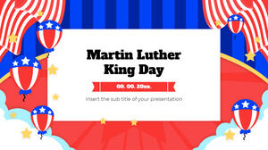 Martin Luther King Day Conception de présentation gratuite pour le thème Google Slides et le modèle PowerPoint