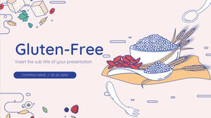 Diseño de presentación gratuita del Día nacional sin gluten para el tema de Google Slides y la plantilla de PowerPoint
