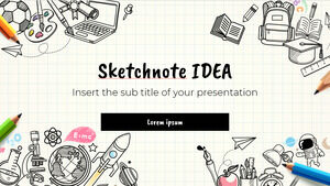 Desain Presentasi Gratis Hari Sketchnote Sedunia untuk tema Google Slides dan Templat PowerPoint