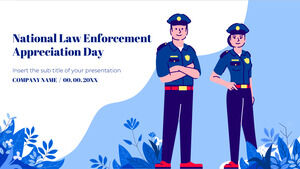 Desain Presentasi Gratis Hari Penghargaan Penegakan Hukum Nasional untuk tema Google Slides dan Templat PowerPoint