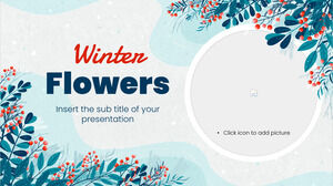Winter Floral Free Presentation Theme