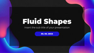Fluid Shapes Kostenloses Präsentationsthema