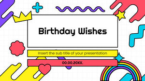 Birthday Wishes Free Presentation Theme