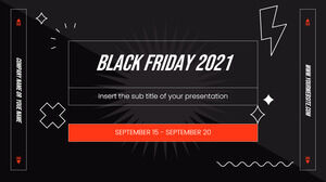 Черная пятница 2021 Бесплатная тема для презентации