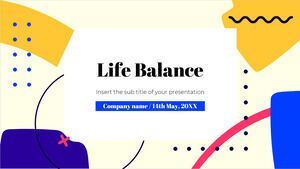 Life Balance Free PowerPoint Template and Google Slides Theme