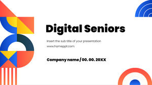 Digital Seniors Ücretsiz PowerPoint Şablonu ve Google Slaytlar Teması