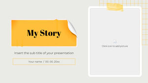 내 이야기 ​​무료 파워포인트 템플릿 및 Google 슬라이드 테마