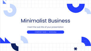 Plantilla de PowerPoint y tema de Google Slides gratis de negocio minimalista