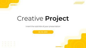 Templat PowerPoint Gratis Proyek Kreatif