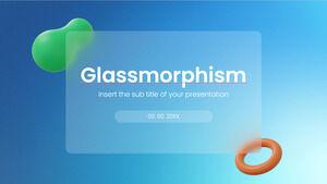 Glassmorphism免费PowerPoint模板
