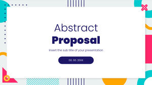 Modèle PowerPoint gratuit de proposition abstraite et thème Google Slides