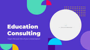 Modello di PowerPoint gratuito per la consulenza educativa e tema di Presentazioni Google
