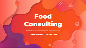 Plantilla de PowerPoint y tema de Google Slides gratis de Consultoría de alimentos