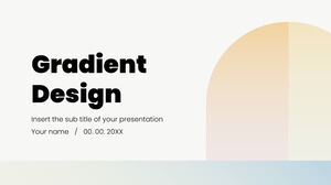 Șablon PowerPoint gratuit de design gradient și temă Google Slides