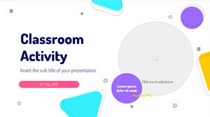 Modelo gratuito de PowerPoint para atividades em sala de aula e tema para Google Slides