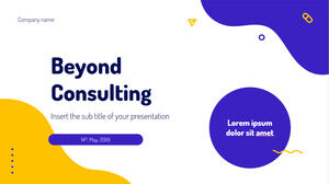 Beyond Consulting Бесплатный шаблон PowerPoint и тема Google Slides