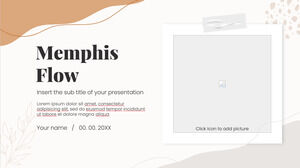 เทมเพลต Memphis Flow PowerPoint ฟรีและธีม Google Slides