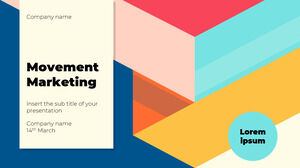 Marketing de movimiento Plantilla gratuita de PowerPoint y tema de Google Slides