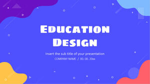 Waves Free Presentation Design dla motywu Prezentacji Google i szablonu PowerPoint