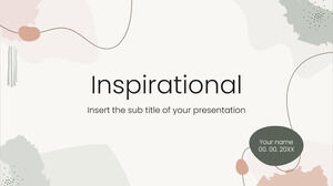 Вдохновляющий бесплатный дизайн презентации для шаблона PowerPoint и темы Google Slides