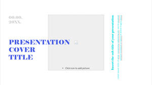 Temas de Google Slides y plantillas de PowerPoint gratuitos para una presentación de portafolio de diseño simple