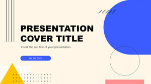 Бесплатная тема Google Slides и шаблон PowerPoint для презентации Minimal Memphis Design