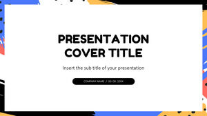 Tema gratuito do Google Slides e modelo de PowerPoint para apresentação de arte pop colorida