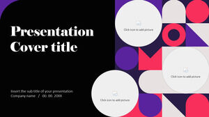 Tema gratuito de Google Slides y plantilla de PowerPoint para la presentación de la paleta de colores moderna