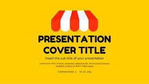 Бесплатная тема Google Slides и шаблон PowerPoint для маркетинговой презентации в местном магазине