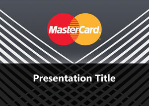 ロゴPPTテンプレート付きの無料MasterCard